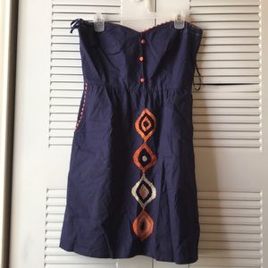 Strapless Judith March dress